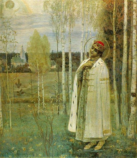 Mikhail Nesterov Tzarevich Dmitry china oil painting image